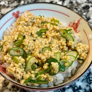 968467の作ってみた!投稿(美味しすぎる！納豆バターごはん)