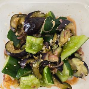 れみーの作ってみた!投稿(【茄子と叩ききゅうりの香味和え】レンジで簡単！)