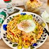 のりのり🐾🎀🤍の作ってみた!投稿(【豚こまと春キャベツのトマ玉焼きそば】節約/夏休みご飯)