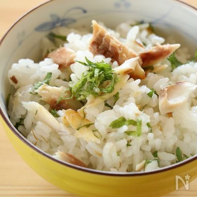 干物でかんたん☆鯵と大葉の混ぜご飯
