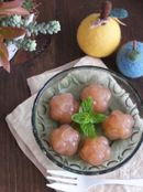 お腹スッキリ♪紅玉りんごの寒天デザート