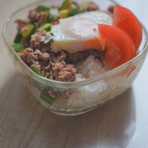 678246の作ってみた!投稿(シャキッと食感にハマる♪【きゅうりたっぷり甘辛そぼろごはん】)