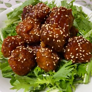山子の作ってみた!投稿(中華屋さん風！ジューシー甘酢肉団子)