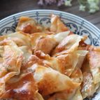 おつまみに最高！簡単10分♡明太マヨもちワンタン