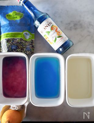 きらきら光る紫陽花ゼリー 何色の紫陽花にしようかな By 道添明子 あーぴん レシピサイト Nadia ナディア プロの料理家のおいしい レシピ