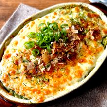 火を使わない【のりチーズ山芋鉄板】白だしと青のりで居酒屋風♪