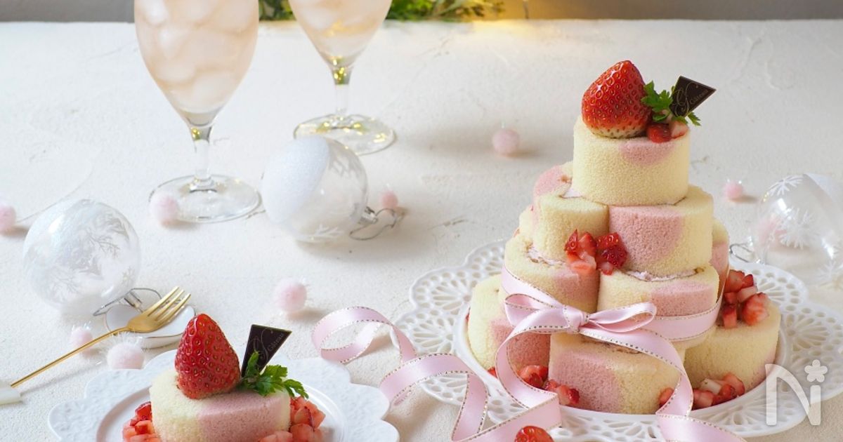 市販ロールで簡単 300円で出来る タワーケーキ By きゃらきゃら レシピサイト Nadia ナディア プロの料理家のおいしいレシピ