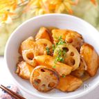 ＃子供が喜ぶ炒め物　鮭とレンコンのレモンバター醤油