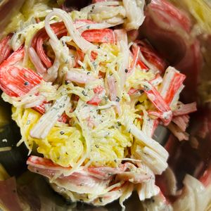 チョビの助の作ってみた!投稿(【そうめんかぼちゃとハムマヨサラダ】)