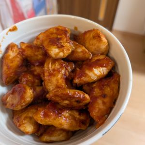 NYの作ってみた!投稿(家にある簡単調味料で♪ささみのバッファローチキン)