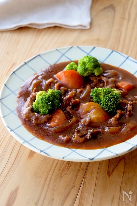 【牛こまで時短＆節約♪本格ビーフシチュー】