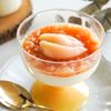 【砂糖・生クリームなし】桃の豆乳パンナコッタ
