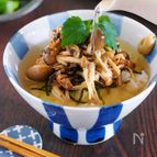 わさび香る♪『きのこの塩昆布おかか de だしかけごはん』