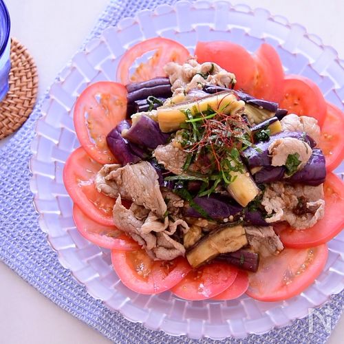 茄子と豚肉のさっぱり旨だれポン酢♡作り置きにも♡夏に嬉しい