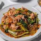 【豚肉、小松菜、春雨の中華炒め】定番に♪