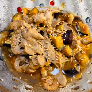 puricoの作ってみた!投稿(【夏はこれ一択】豚こまなすのやみつきそうめん)