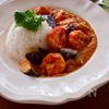 【海老となすのトマトカレー】ルウなしで、ちょっと贅沢カレー