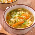 【キャベツとにんじんの中華スープ】やさしい味わいがおいしい！