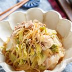 白菜と豚肉のすき焼き風♡甘辛炒め煮【#作り置き #包丁不要】