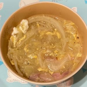 すみれの作ってみた!投稿(【キャベツと卵のとろみスープ】キャベツの甘み♡ほっこり優しい)