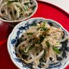 あられの作ってみた!投稿(【もやしとにらのやみつきナムル】包丁不要・レンチン5分調理)