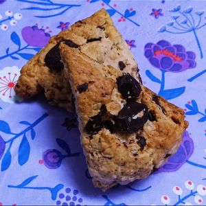 お菓子作り初心者の作ってみた!投稿(ホットケーキミックスで簡単♪オートミールスコーン)