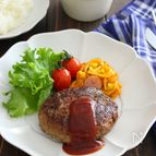 【我が家の定番】塩麴入りでふっくらジューシー！ハンバーグ