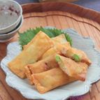 じゃがめんたいのミニ春巻き§ワンタンの皮でパリッパリ