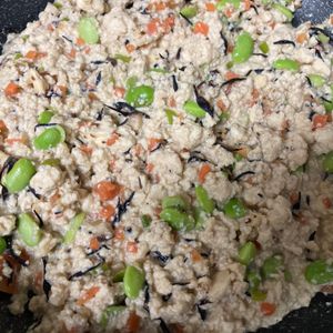 マロンちゃんの作ってみた!投稿(ごはんのお供♪栄養たっぷり炒り豆腐)