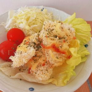 あーちゃん·͜· ♡の作ってみた!投稿(【揚げずに生鮭のサクサクチーズフライ】手を汚さず楽に簡単！)
