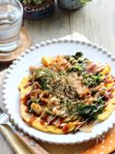 簡単こまつ菜お好み焼