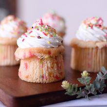 ファンフェッティケーキ＊Funfetti Cakeバター無し