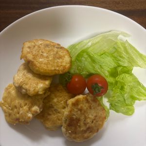 1517003の作ってみた!投稿(揚げずにサクふわ♪ツナと豆腐のナゲット)