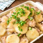 鶏の旨味たっぷり！【鶏肉とながいものみぞれ煮】