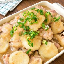 鶏の旨味たっぷり！【鶏肉とながいものみぞれ煮】