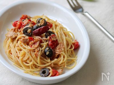 ツナとトマトとオリーブのパスタ By 栁川かおり レシピサイト Nadia ナディア プロの料理家のおいしいレシピ