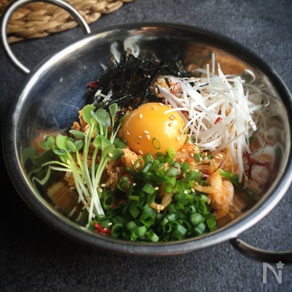 切り干し大根と鶏むね肉のキムチ和え