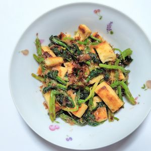 ふうかの作ってみた!投稿(風邪予防に！旨味たっぷり☆ほうれん草と油揚げのおかか和え)