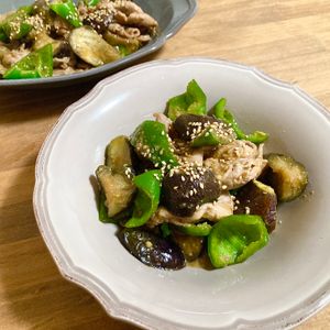ゆかりの作ってみた!投稿(豚バラなすピーマンの甘辛味噌炒め｜作り置きやお弁当にも！)