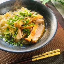 【お家にある調味料でお店の味】チキンソテーの塩バターラーメン