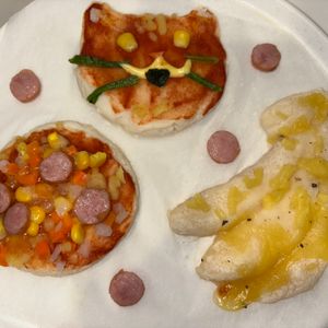 マオリンの作ってみた!投稿(発酵・捏ねなし！レンジで5分！米粉×豆腐のお惣菜パン)