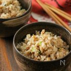 サバみそ缶の香味混ぜごはん