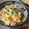 フライパンひとつ！しらすの焦がし醤油チャーハンの工程4