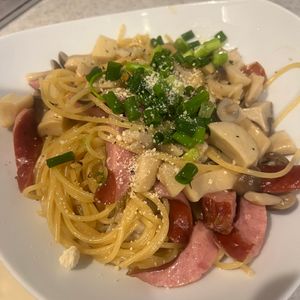 miyuzoの作ってみた!投稿(【きのこのバター醤油パスタ】ワンパンでやみつきになるうまさ♪)