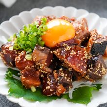 最高に美味しい♡『鰹のタタキdeユッケ』美味しさアップ！！
