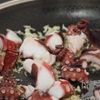 タコと焼きトマトのアラビアータ風リゾット。の工程2