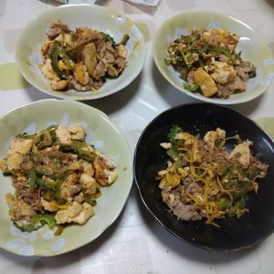 うたかた1299969の作ってみた!投稿(ゴーヤチャンプルー《梅酢でさっぱり！》)