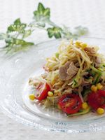 韓国風♪ひんやりピリ辛豚もやし☆