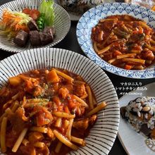 マカロニ入り♪トマトチキン煮込み‼︎