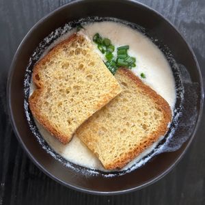1139960の作ってみた!投稿(台湾の朝ごはん。鹹豆漿（シェントウジャン）)